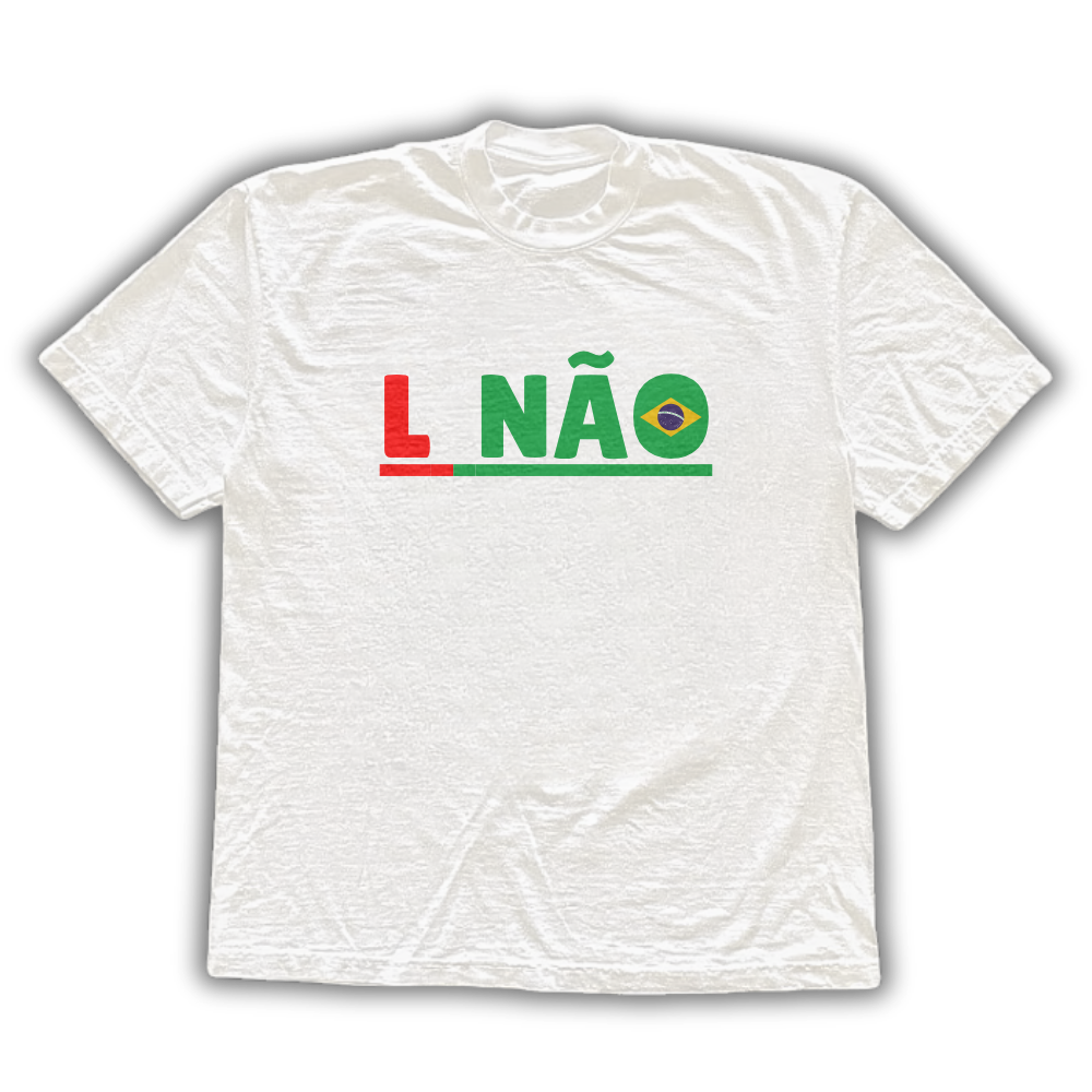 L não - Camiseta