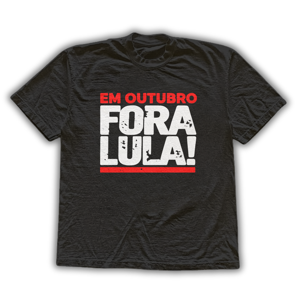 Em outubro fora Lula - Camiseta